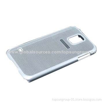 PC Case, Galvanized Wire Drawing, for Samsung S5, OEM and ODM Warmly Welcomed